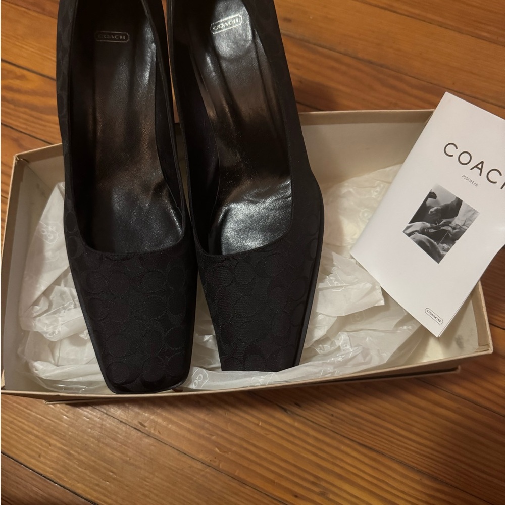 Coach Women's Elegant Black Heels